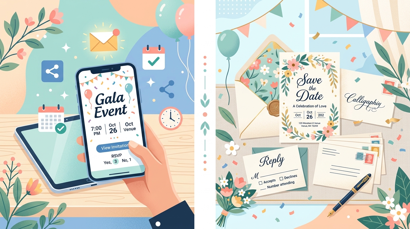 Digital vs Paper Invitations: Which Is Better for Your Event?