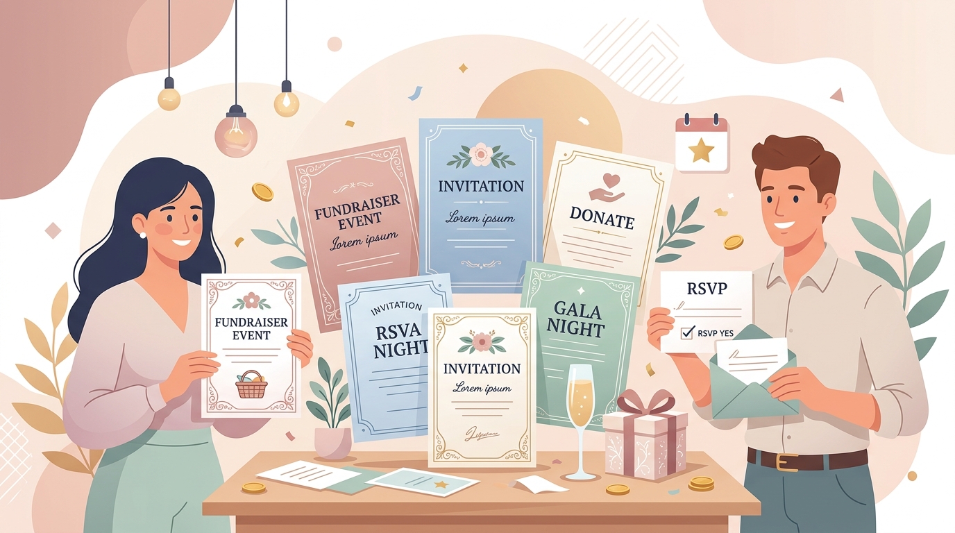 Fundraiser Invitation Wording: 15 Examples That Inspire Donations