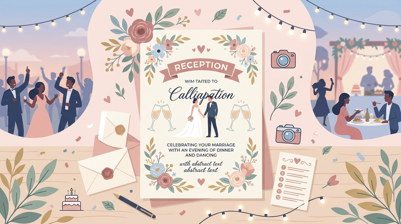 Wedding Reception Only Invitation Wording: 12 Examples & Tips
