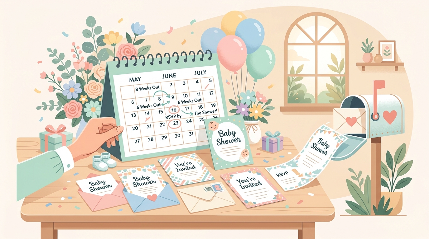 When to Send Baby Shower Invitations: The Complete Timing Guide